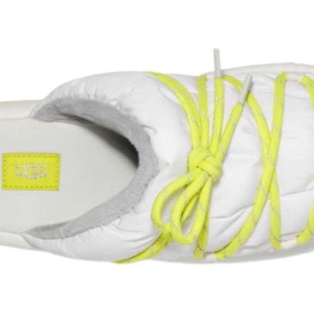 New- Ugg- Spaceslider Tech Slide- White And Neon … - image 2